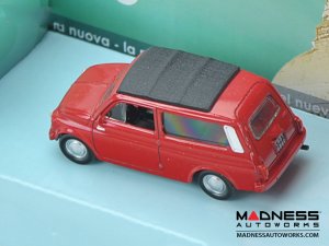 Fiat 500 Classic Die Cast Model 1/43 scale - Nuova 500 Giardinetta - Red